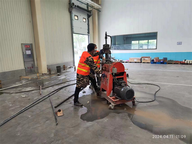 瑞昌厂房地面下沉塌陷注浆加固施工